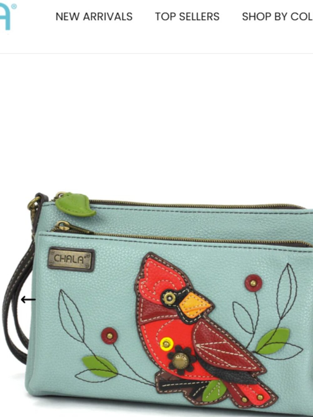 CHALA cardinal bag/purse
